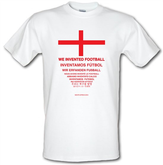 We Invented Football t-shirts